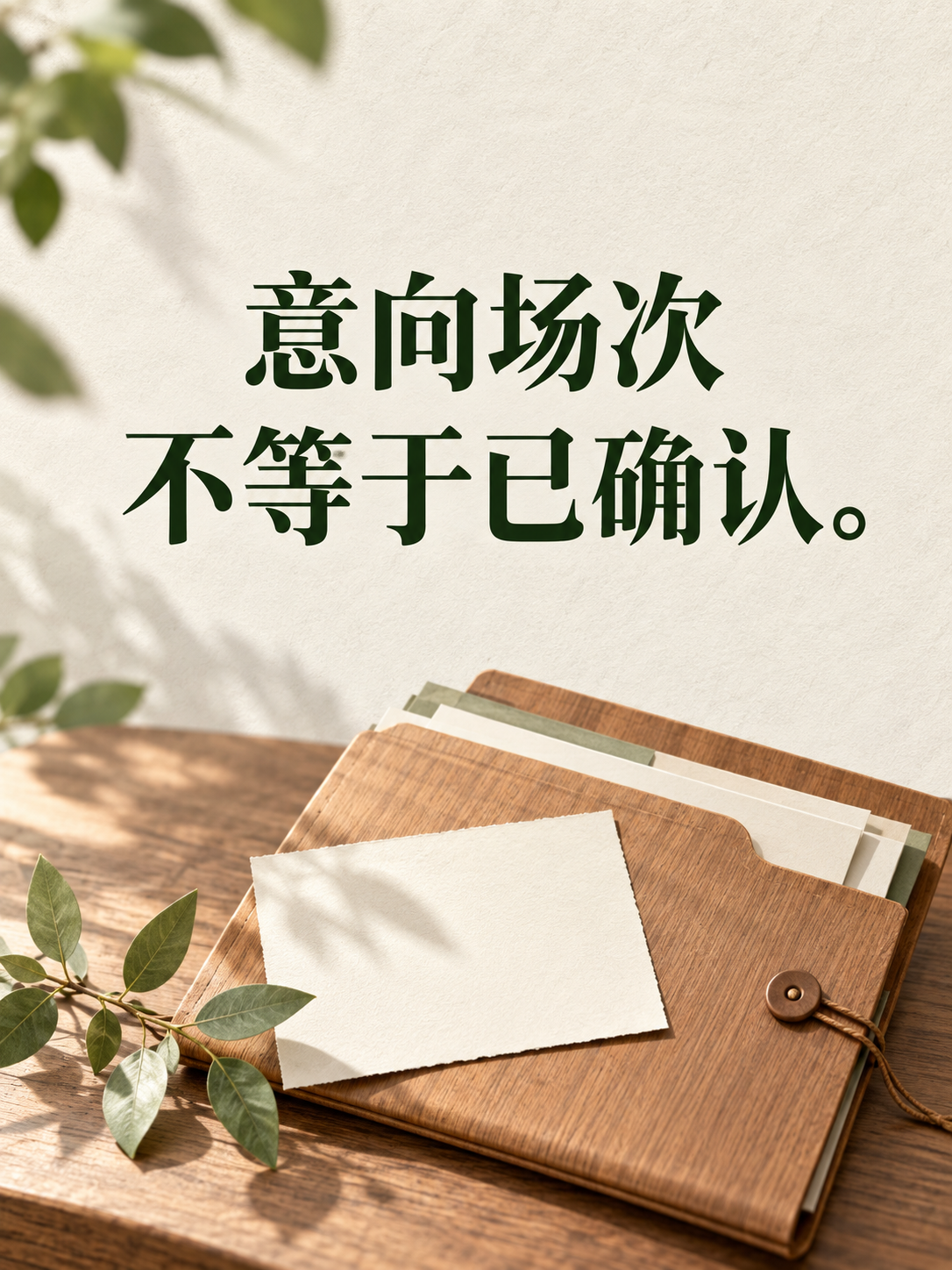必要信息与后续安排示意,AI生成,非客户实景